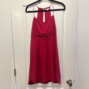 Madewell magenta mini dress - size 6